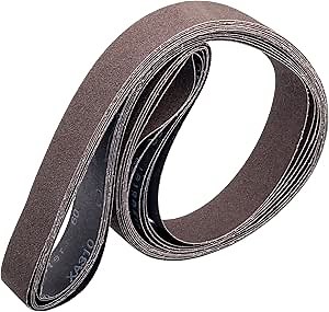 2 x 72 Sanding Belts, 60 Grit 2x72 Aluminum Oxide Metal Grinding Belts, 2x72 Inch Sanding Belt for Metal Polishing, Knife Sharpening, 6 Pack(2x72in,60 Grit)