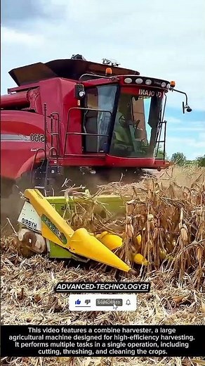 Ultimate Farming Machine: High-Efficiency Combine Harvester in Action !! #innovation #tool #machine