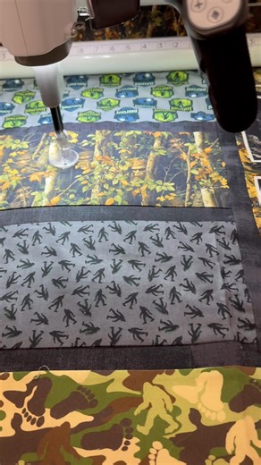 13 reactions | Our Big Foot quilt getting quilted with big feet! | The Quilt Shop at Christensen's | Facebook