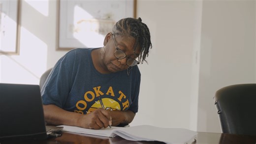 Happy #NationalLibraryWorkersDay! KC Library works because of our incredible staff. Jackie Brown has been with the Library for 35 years. This is the first of 5 staff highlights we'll be sharing in the coming weeks: https://tinyurl.com/ycy4dyzs #NationalLibraryWeek | Kansas City Public Library