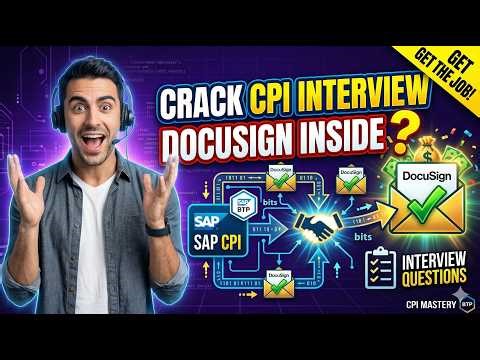 SAP CPI DocuSign Receiver Adapter - Quick Interview Revision Guide