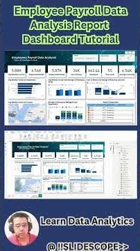 Employee Payroll Data Analysis - Report Dashboard Tutorial
