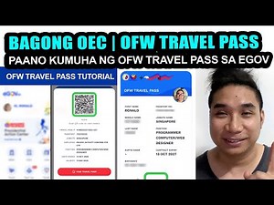 PAANO KUMUHA NG OFW TRAVEL PASS SA EGOV PH APP | OFW TRAVEL PASS TUTORIAL 2025