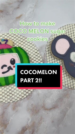 Detailed COCOMELON sugar cookies #cocomelon #fyp #icingcolor #icingclasess #decoratingclass #icinghack #bakinghowto #cookinghowto #icinglover