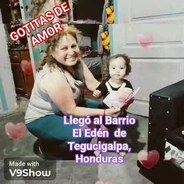 VIMOS SONREIR A MUCHOS NIÑOS ESTE DÍA, EN EL BARRIO EL EDÉN DE TEGUCIGALPA, HONDURAS.