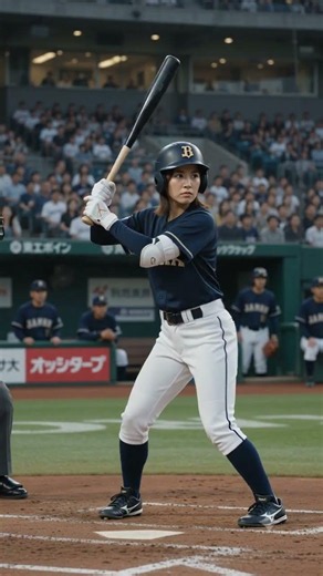 MLB大谷翔平効果で野球女子ブーム到来！健大高崎高校の始球式で速球ストライクを投げる世界線 #大谷翔平 #女子野球 #mlb #japanesewomen #健大高崎