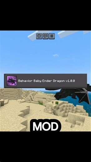 Cute Baby Ender Dragon Mod #minecraft #minecraftmods