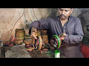 Stator coil Restoration | How to Alternator coil winding manually