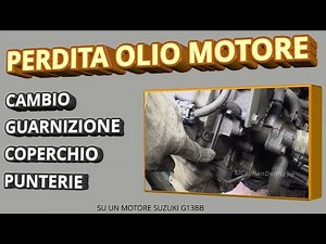THIS ENGINE IS LEAKING OIL! Replacing the rocker cover gasket on a Suzuki G-series engine.