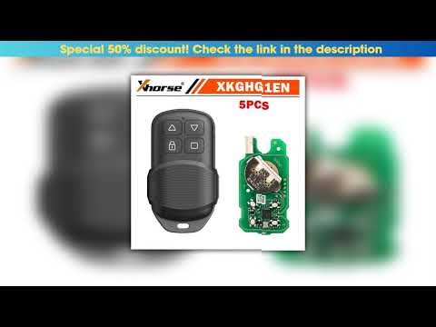 Review 5PCS/LOT Xhorse XKGHG1EN Masker Garage Remote Key Working with KEY TOOL PLUS, KEY TOOL MAX P