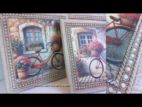 DIY Air Dry Clay Crafts Canvas Art Ideas