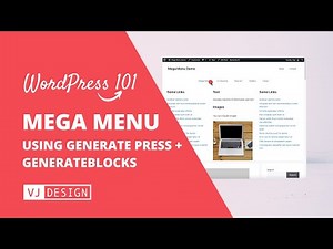 GeneratePress Mega Menu - WordPress Mega Menu without bloat