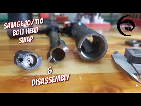Savage 10/110 Bolt Head Swap, Caliber Change & Bolt Disassembly