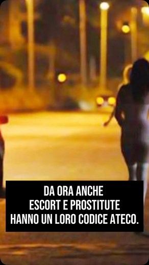 Orgoglio Bresciano on Instagram: "Escort e codice ATECO. Per la prima volta in Italia, l’attività di escort può essere inquadrata con un codice ATECO specifico. Significa più tutele, possibilità di mettersi in regola e... anche di pagare le tasse. E voi cosa ne pensate?"