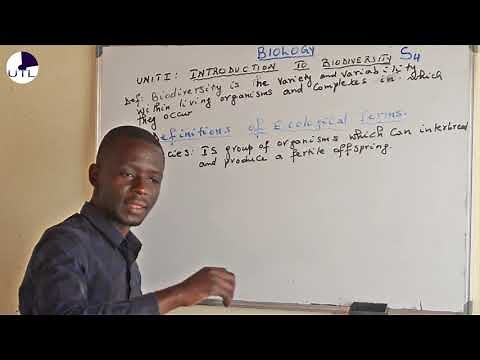 Biology S4: Unit1 lesson1: Introductions to Biodiversity
