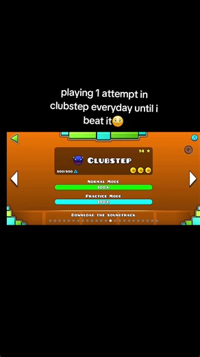 doing clubstep everyday until I beat it 🥀#geometrydash #clubstep #demon #fypシ゚viral #fyp
