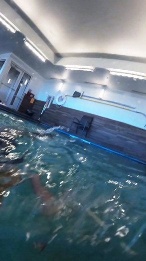 She is only 17 months and a total rockstar who can find her air and get to the side of the pool, with the added weight of clothes and shoes! Clothing lessons let students practice their ISR skills with the added weight of clothes, shoes, diapers, etc in a safe environment so they’re prepared and less likely to experience panic in a water emergency. #isr #toddlersoftiktok #swimlessons #swimming #parents