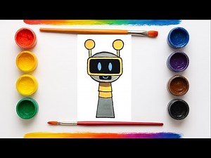 How to draw Fun Bot from Sprunki #drawing #painting #sprunkidrawing #howtodraw