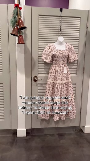 2.6K views · 225 reactions | Thank you for considering our small women-owned shop this Christmas & others❤️ #modestfashion #modestdresses #shopsmall #womensupportingwomen #cottondress #holidayinspo #weddingguestdress #christianwomen #womenworkingtogether #christmasgiftidea | DM Fashion | Facebook