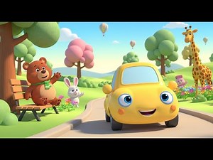 Zoom Zoom, Little Car 🚗 | Fun Kids Song & Nursery Rhyme | Car Song for Children in USA
