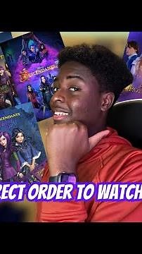 The Correct Order To Watch The Descendants Franchise💜💙🤍💛