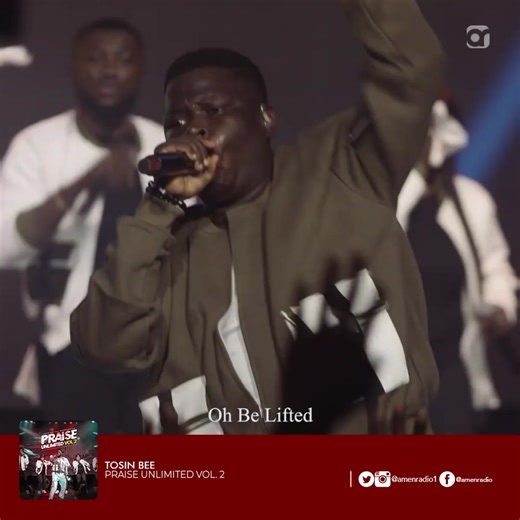 10K views · 471 reactions | Download Mp3: https://amenradio.net/praise-unlimited-volume-2-tosin-bee/ - Watch Video Here: https://www.youtube.com/watch?v=4gAYGJXRn0g - [Music + Video] Praise Unlimited Volume 2 - Tosin Bee [ @tosinbee ] - #ARFresh #UpdatePlaylist #ARMusic #AmenRadio #AmenRadio1 #TosinBee #PraiseUnlimited #PraiseUnlimitedVol2 | AmenRadio | Facebook