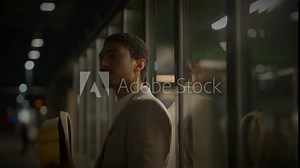 Thoughtful Male Person Thinking About Life - Deep in Thoughts Outside