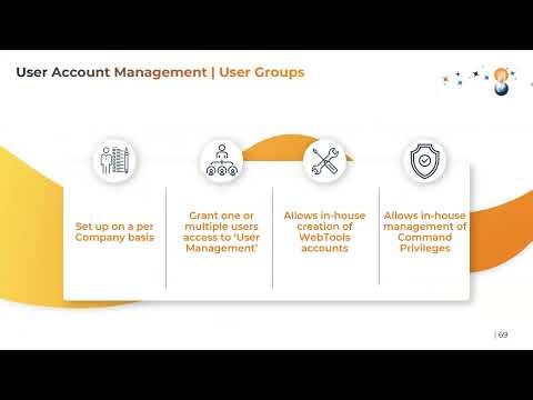 DTS training session 4: WebTools – User account management, user groups, file validation options