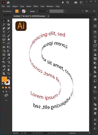 Adobe Illustrator Tutorial For Beginners #illustrator #graphicdesign #shorts