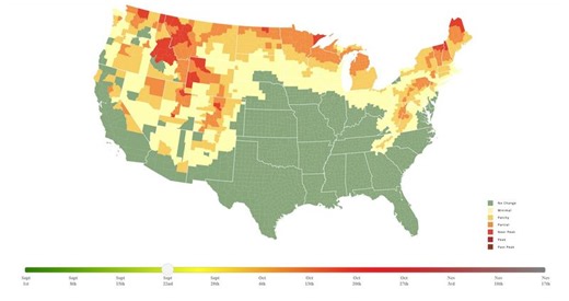 2025 fall colors in Michigan: Foliage map, timeline for changing leaves