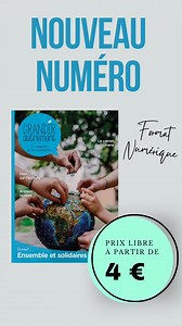 Nous avons voulu un numéro porteur d’espoir, vecteur d’idées et empli d’énergie, pour continuer à aller de l’avant, pour envisager des solutions, pour imaginer comment pourrait être demain, si nous nous donnions tous la main. 欄 #magazine #grandirautrement #ecofriendly | Grandir Autrement | Facebook