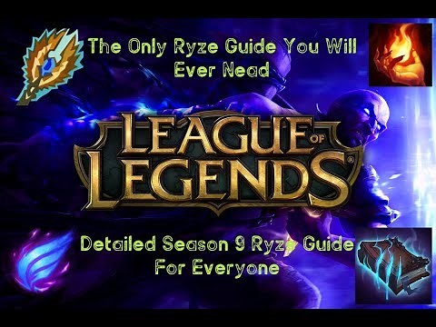 Ryze Guide S9 Runes/Items/Laning/Tips&Tricks