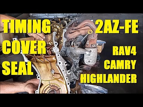 How to Seal the Timing Cover - Toyota 2.4-liter 2AZ-FE - RAV4 Camry Highlander Scion TC
