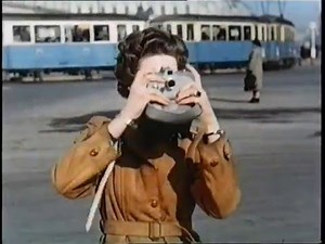 Ariane und die Movikon - Agfa-Werbefilm Commercial 1950s 8mm