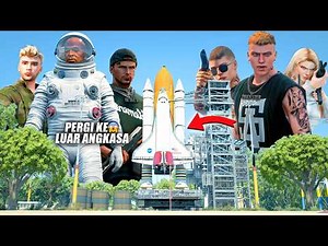 AKSI EPIC KEI PERGI KELUAR ANGKASA MENGGUNAKAN ROKET TERBESAR DI GTA 5 ROLEPLAY