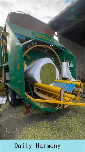 Amazing Corn Silage Wrapping Machine in Action