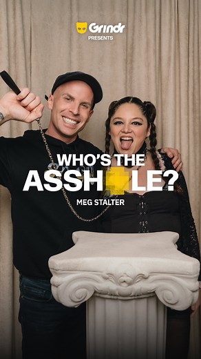 hi gays! today we’re sashaying into a brand new episode on the pod with renowned funny girl, Meg Stalter. clap those cheeks for a standing ovation as she matches Katya’s freak, going toe-to-toe on dating advice and polyamory people have a distinct musk. are you ready to be an a**hole and not care who knows it?! | Grindr