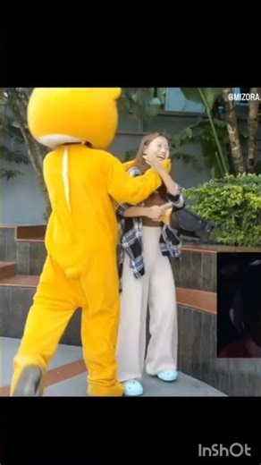 kissing prank public place in cute grill 😄