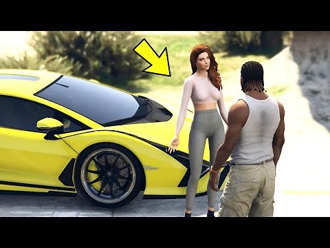 What Happens if Franklin Meets The Loading Screen Girl in GTA 5? (Secret Ending)