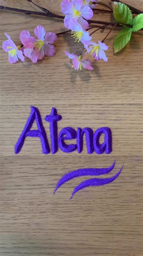Arte en la arena: Atena 🌸