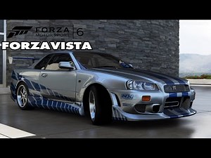 Forza Motorsport 6 - Nissan Skyline GT-R Fast & Furious Edition Forzavista & Gameplay