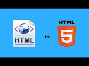الفرق بين HTML و HTML5 و من الأفضل