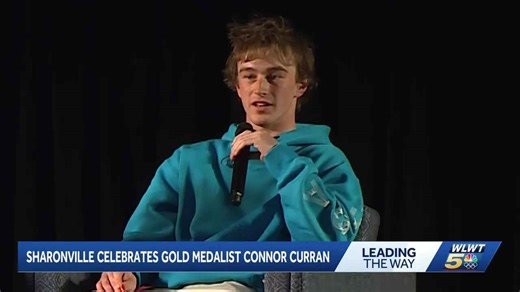 Sharonville celebrates hometown Olympic gold medalist Connor Curran