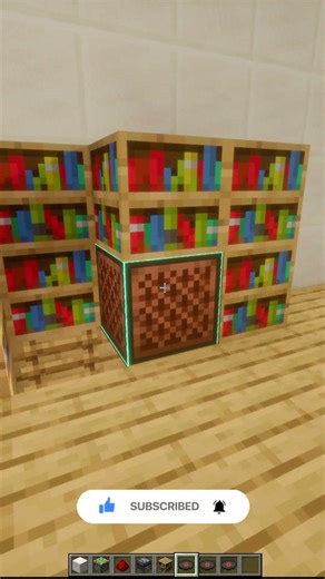 Minecraft Secret Door 🤫 #shorts #minecraft