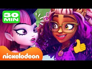 Monster High | 30 MINUTEN aan heldhaftige momenten van Clawdeen 🐺 | Nickelodeon Nederlands