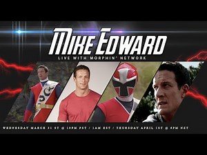 Mike Edward (Master Ninja Dane Romero: 1st Red Ninja Steel Ranger) Live Stream Interview