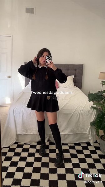Wednesday Addams Costume Ideas for Movie Party