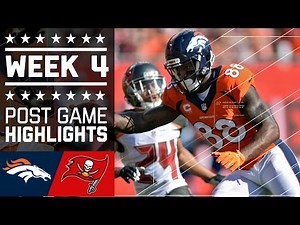 Broncos vs. Buccaneers | NFL Week 4 Game Highlights