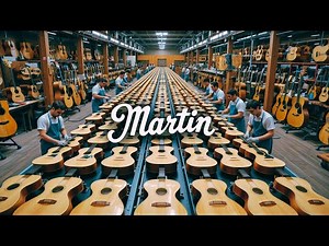 How MARTIN GUITARS Are Made in the Factory: Crafting Legends