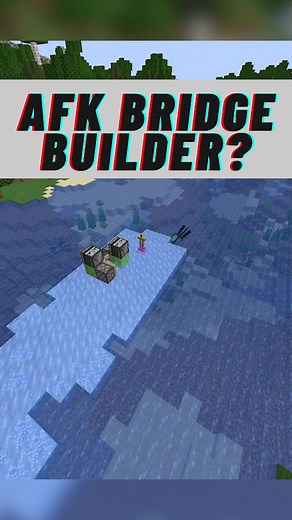Building a Cool Minecraft Bridge: AFK Automatic Tutorial